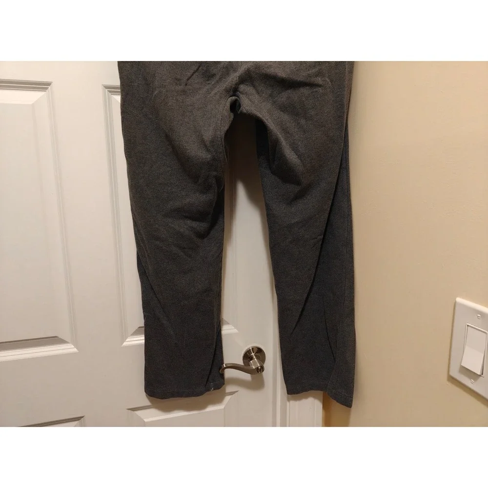 Nike Mens Fleece Sweatpants Charcoal Heather Straight Leg 611458-071 XL